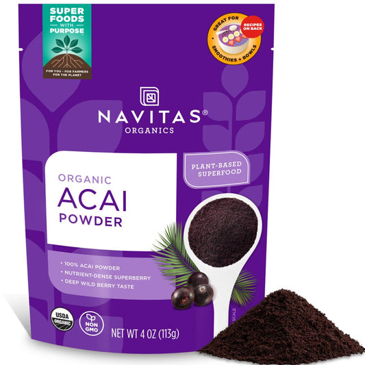 Navitas Organics, Organic Acai Powder, 4 oz (113 g)